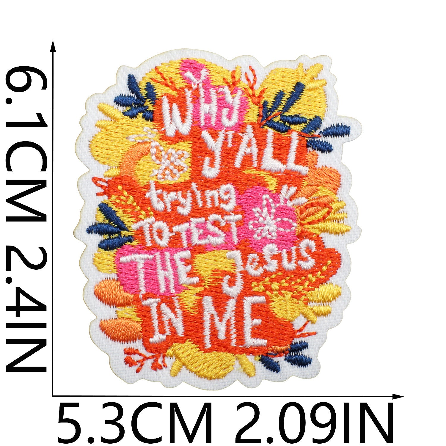 Wholesale Inspirational Embroidered Patch